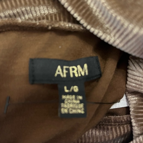 AFRM Elegant Brown Long Sleeve Dress‎ - Picture 3 of 5